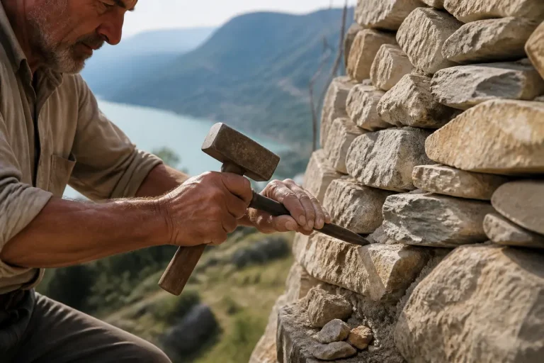 Comment consolider un mur en pierre qui penche efficacement ?