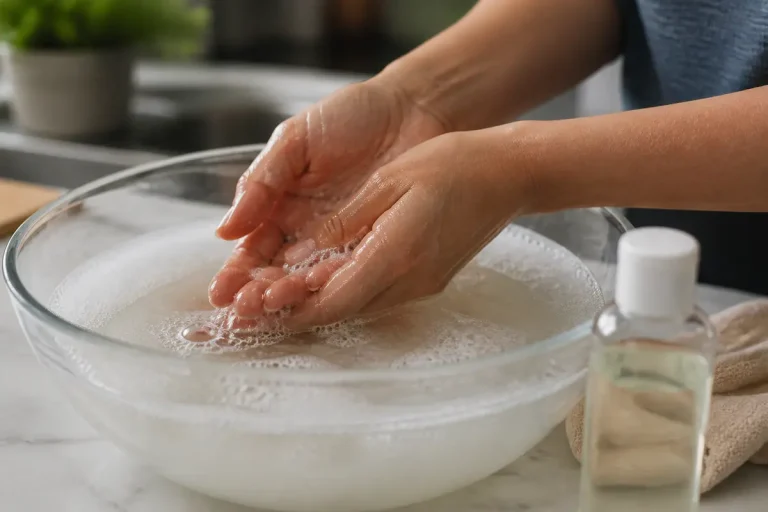Comment enlever du silicone sur les mains facilement ?