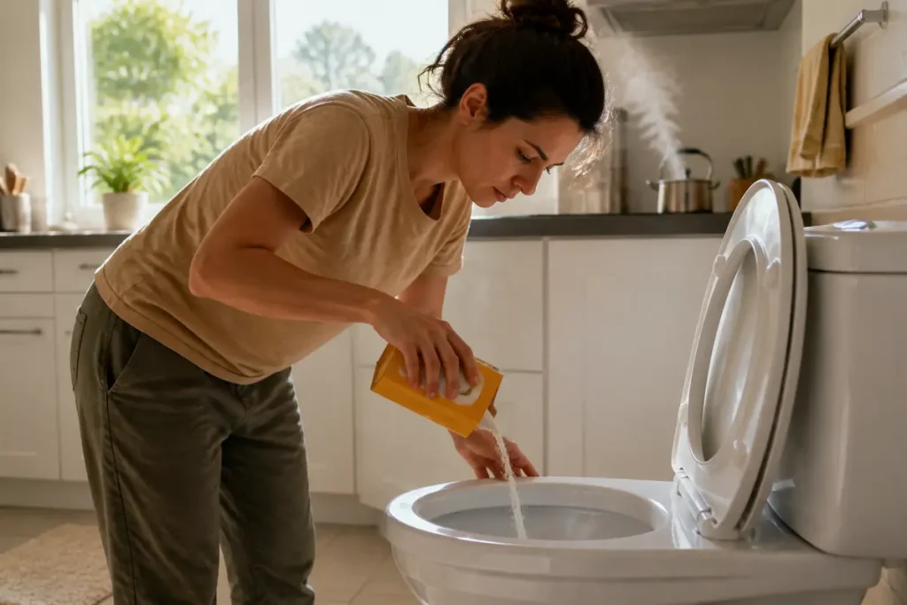 Solution miracle pour déboucher les WC avec bicarbonate de soude ?