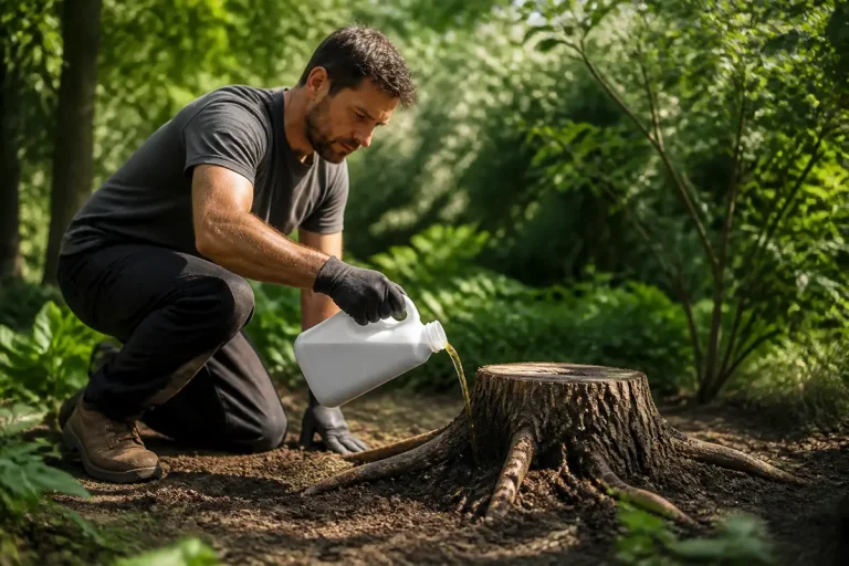 Comment tuer les racines d’un arbre coupé efficacement ?